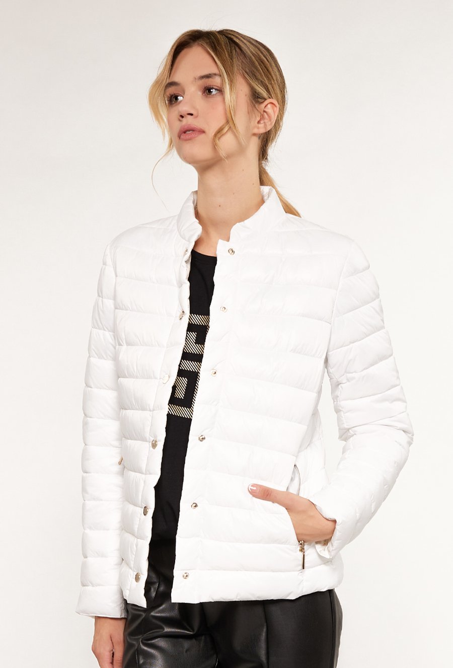 Pikowana kurtka damska