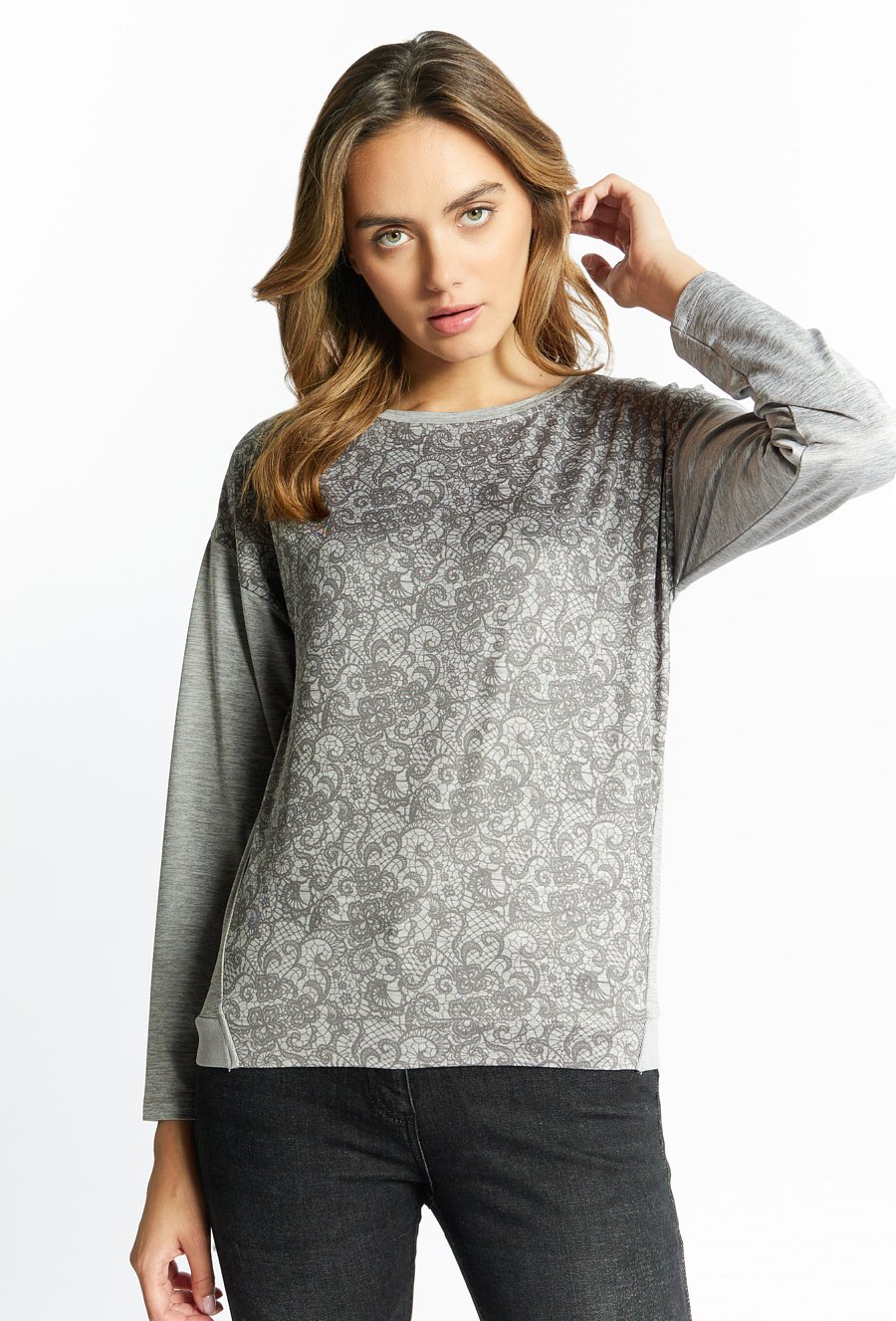 Bluzka damska z wzorem