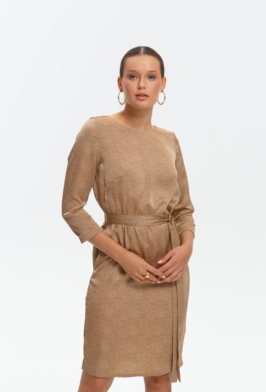 Sukienka w drobny wz&oacute;r