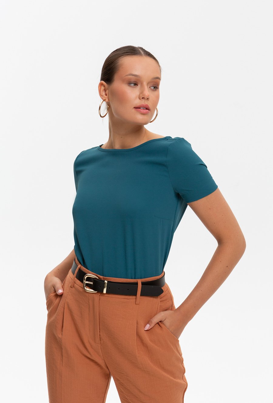 Elegancka bluzka z kr&oacute;tkim rękawem