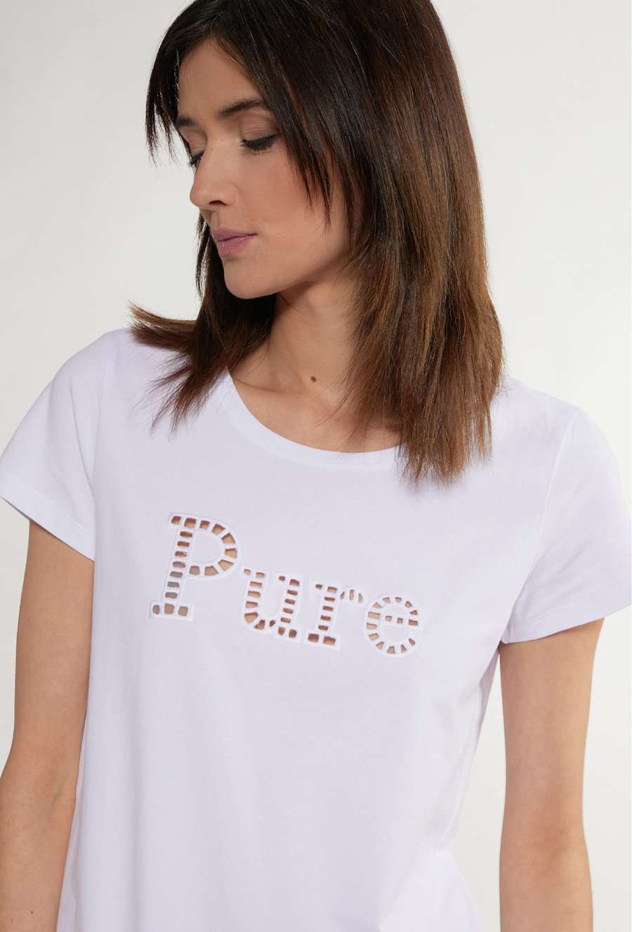 T-shirt damski z napisem