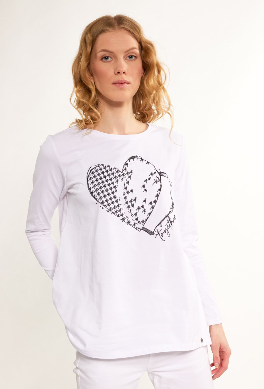 Bluzka damska z sercem