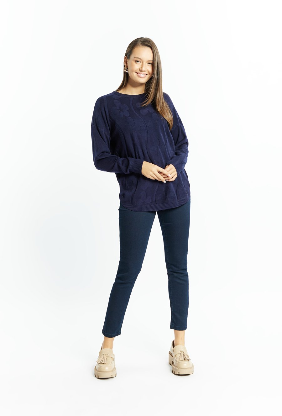 Wiskozowy sweter damski