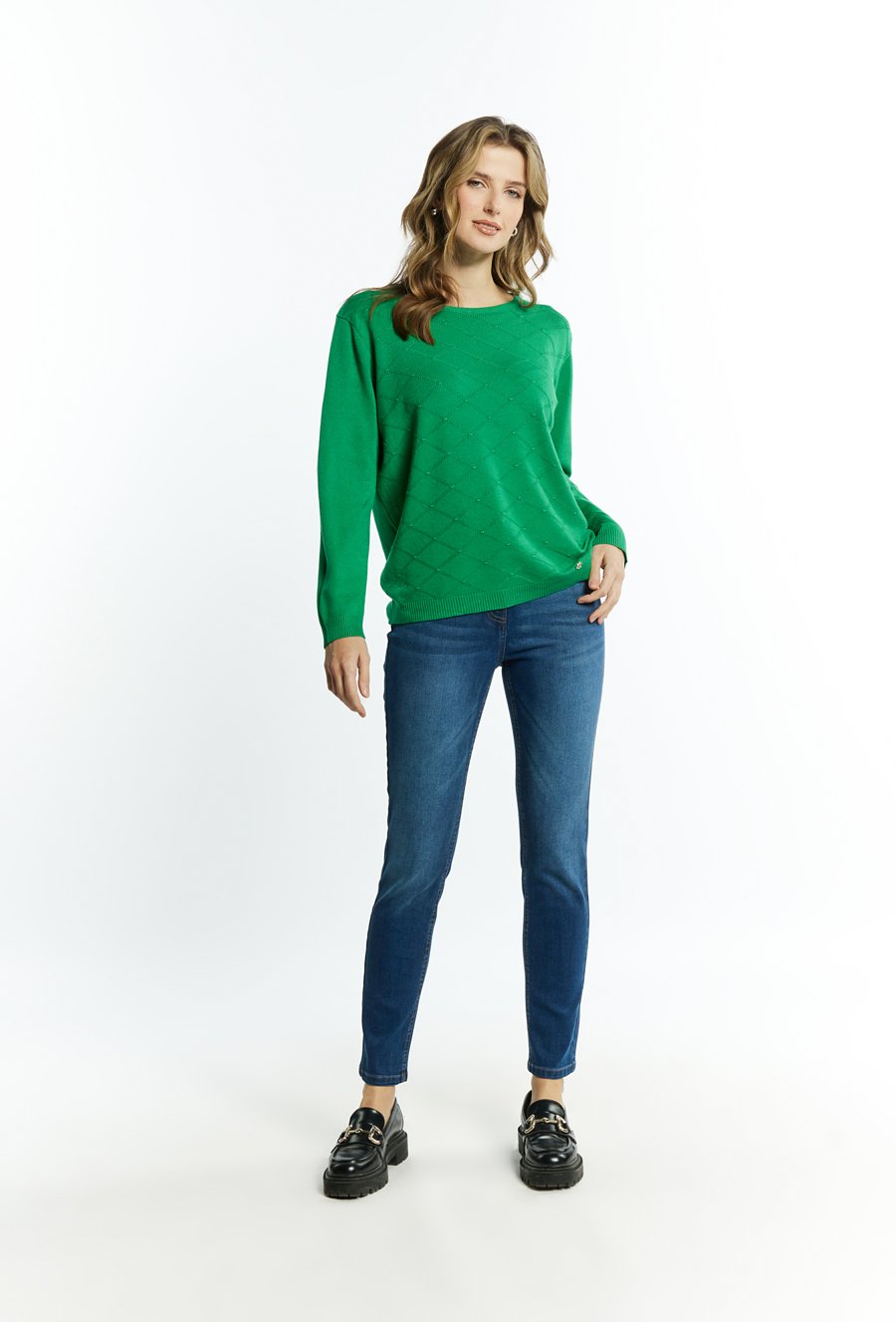 Wiskozowy sweter damski