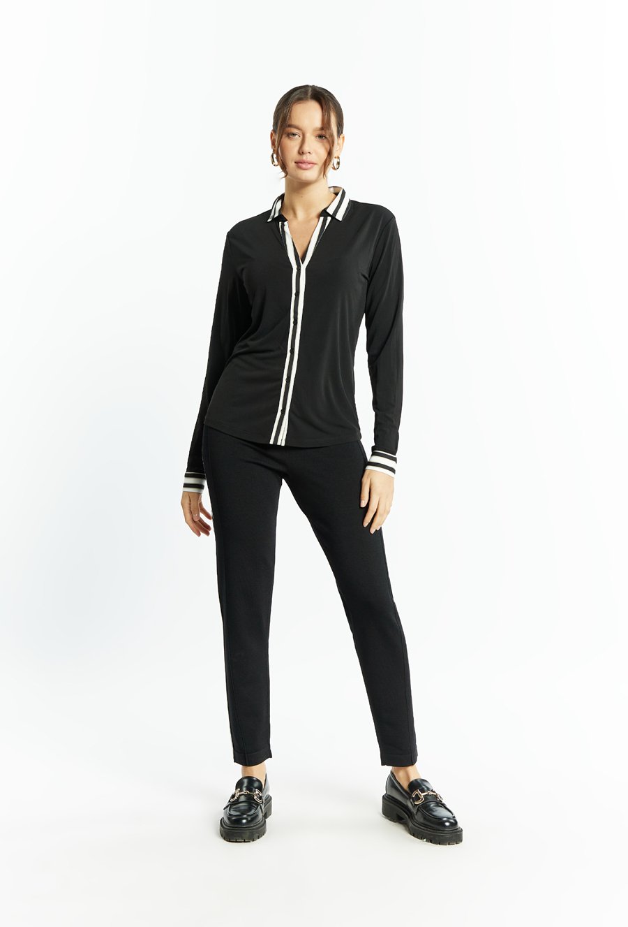 Koszula damska z lam&oacute;wkami