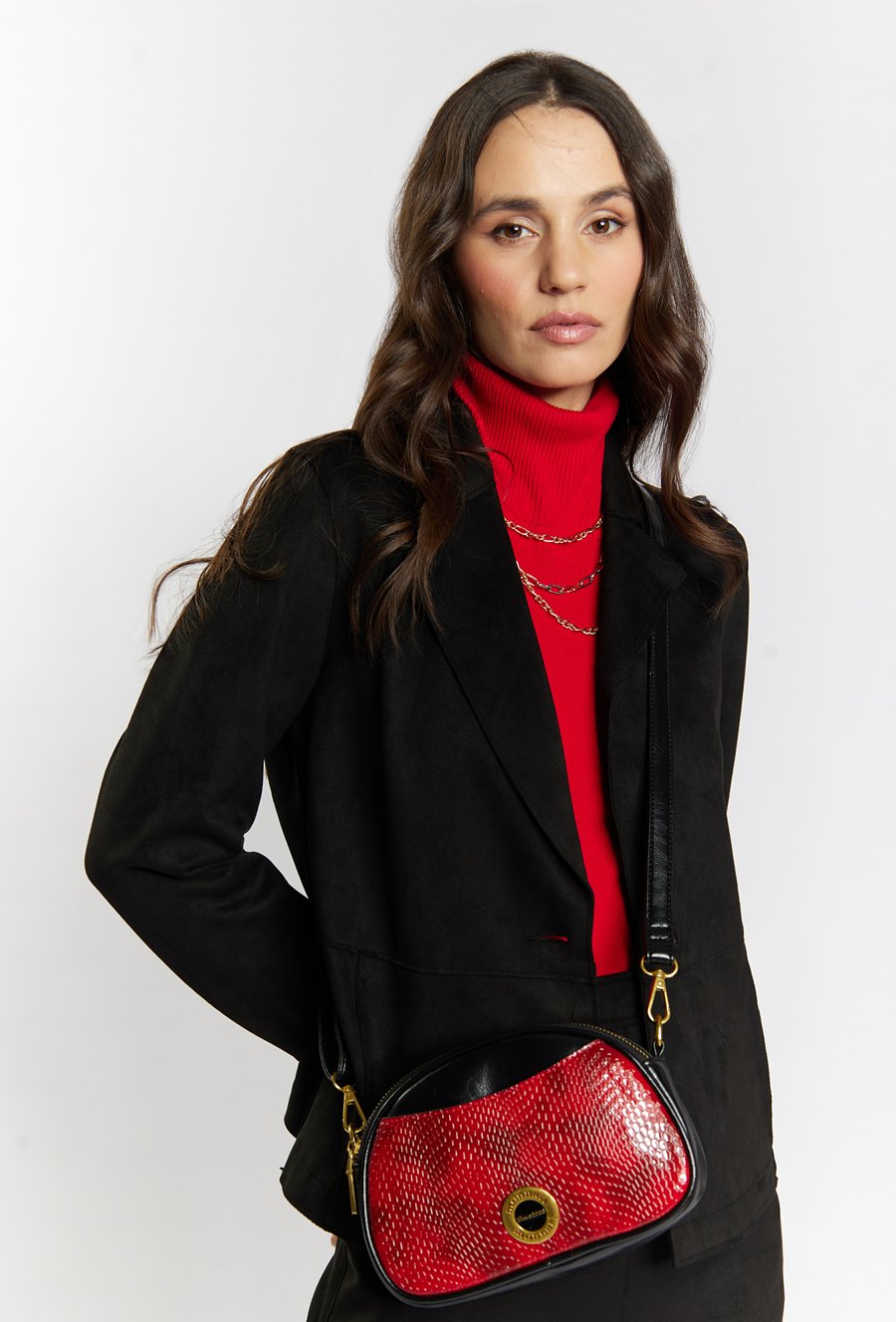 Mała torba damska z printem