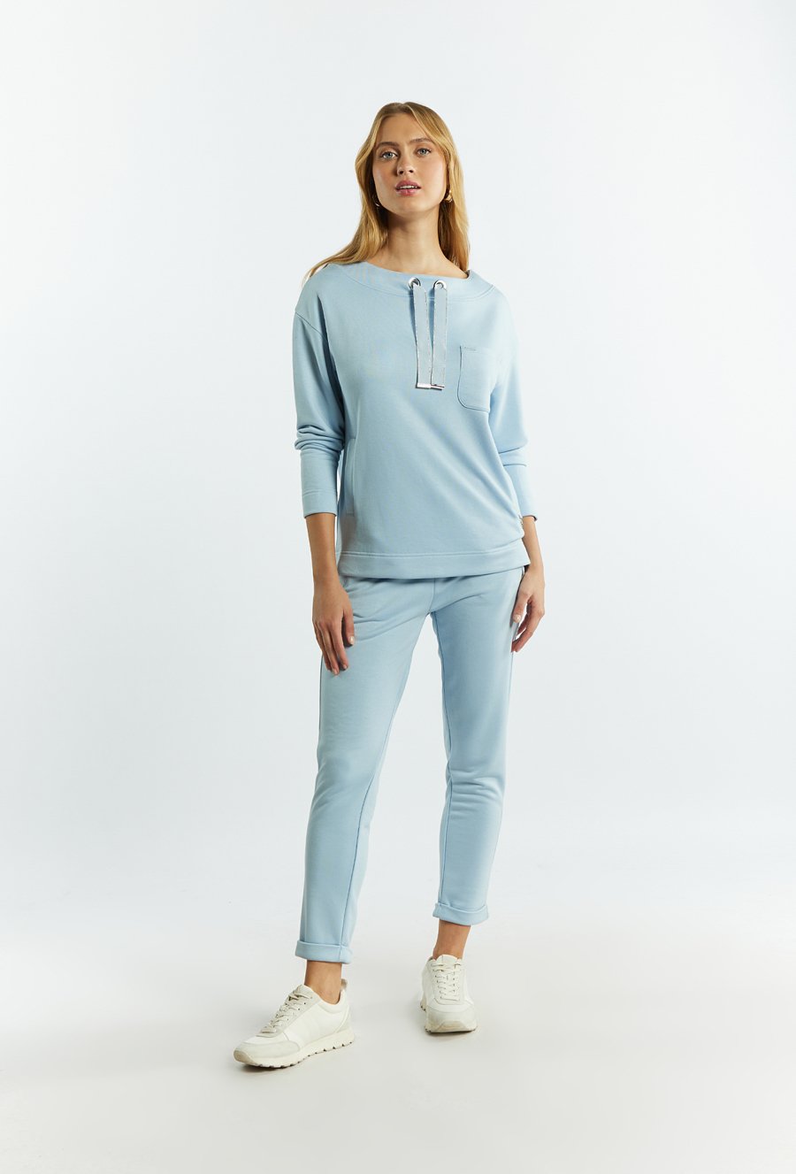 Bluza damska ze ściągaczem