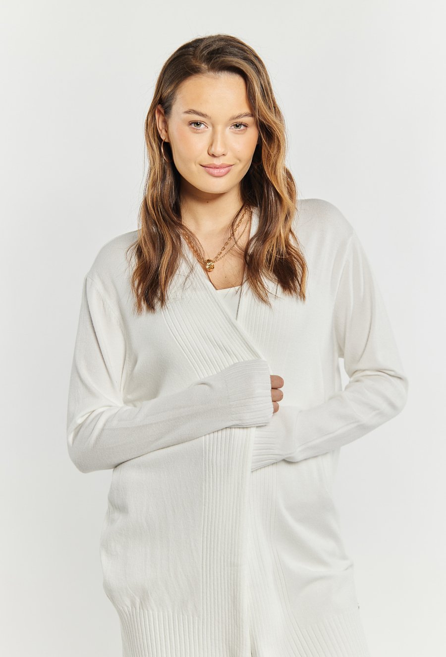 Kardigan z długim rękawem