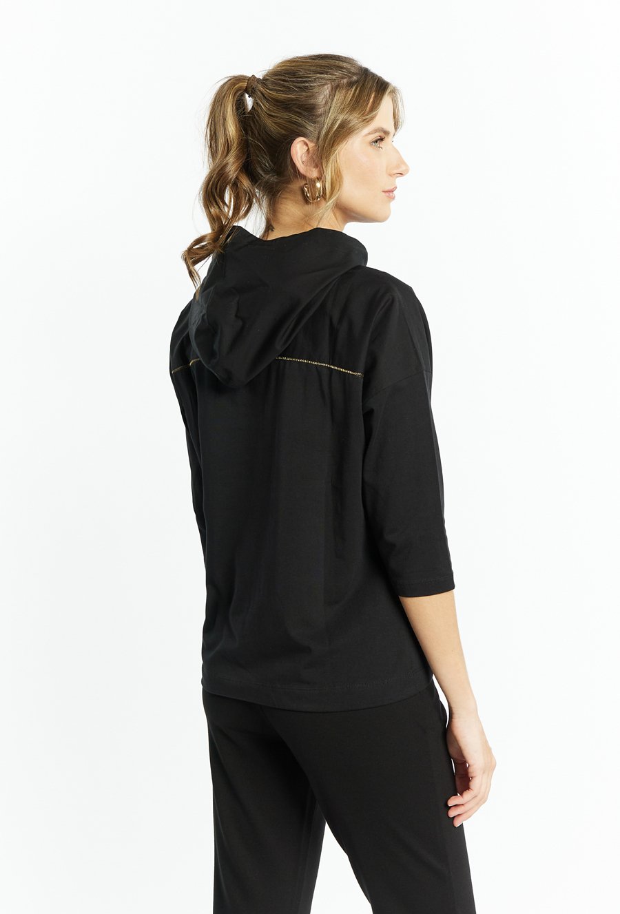 Bluzka damska z kapturem