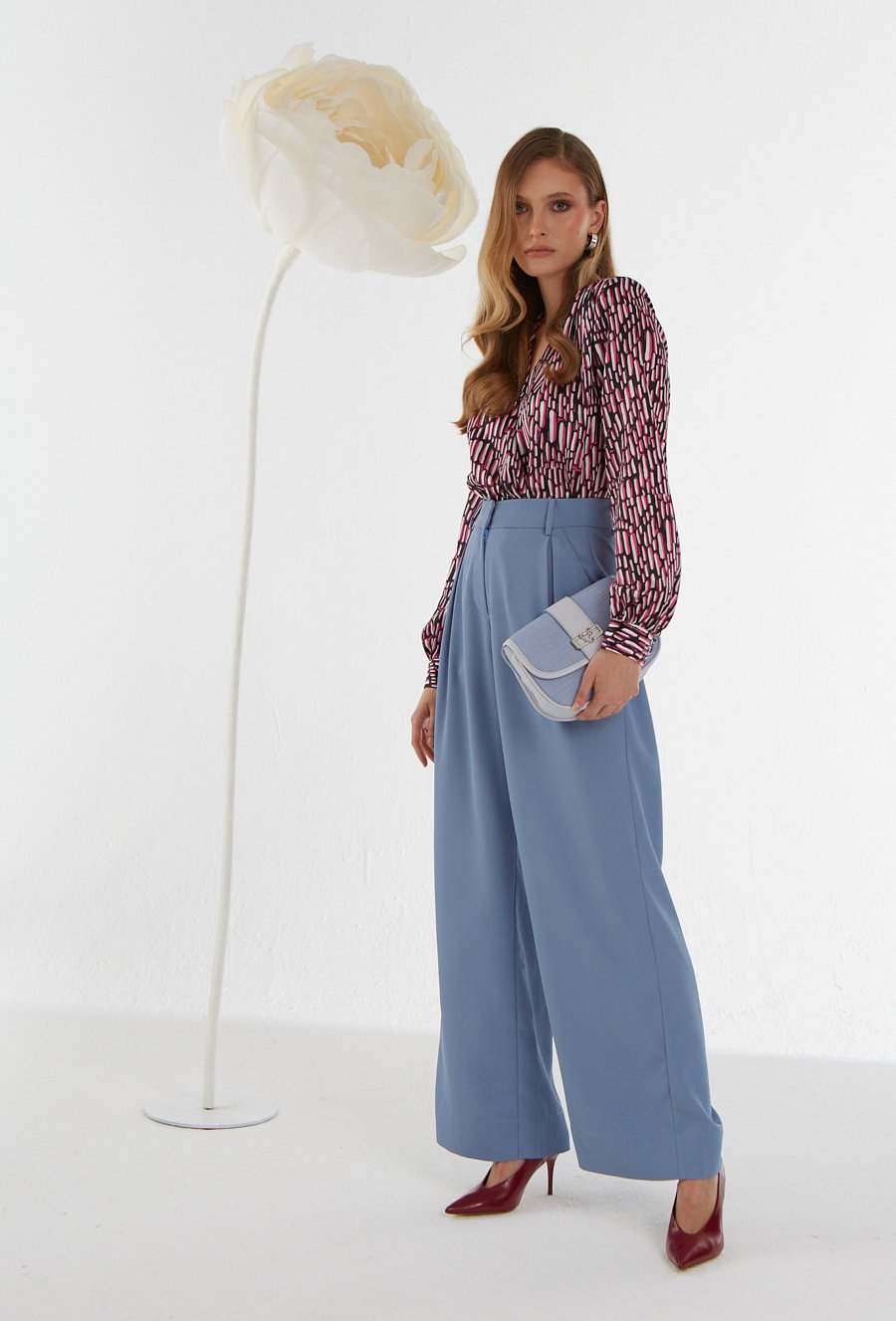 Bluzka w geometryczny wz&oacute;r