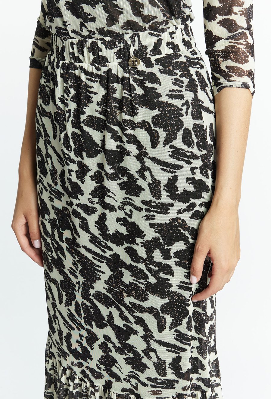 Wzorzysta sp&oacute;dnica midi