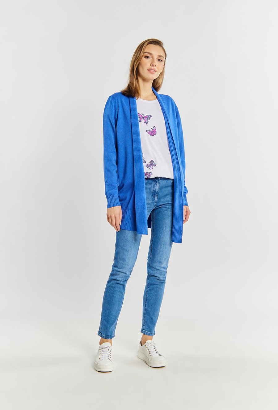 Kardigan z długim rękawem