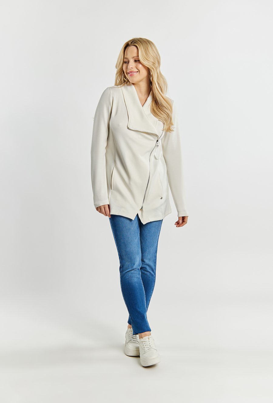 Rozpinana bluza damska