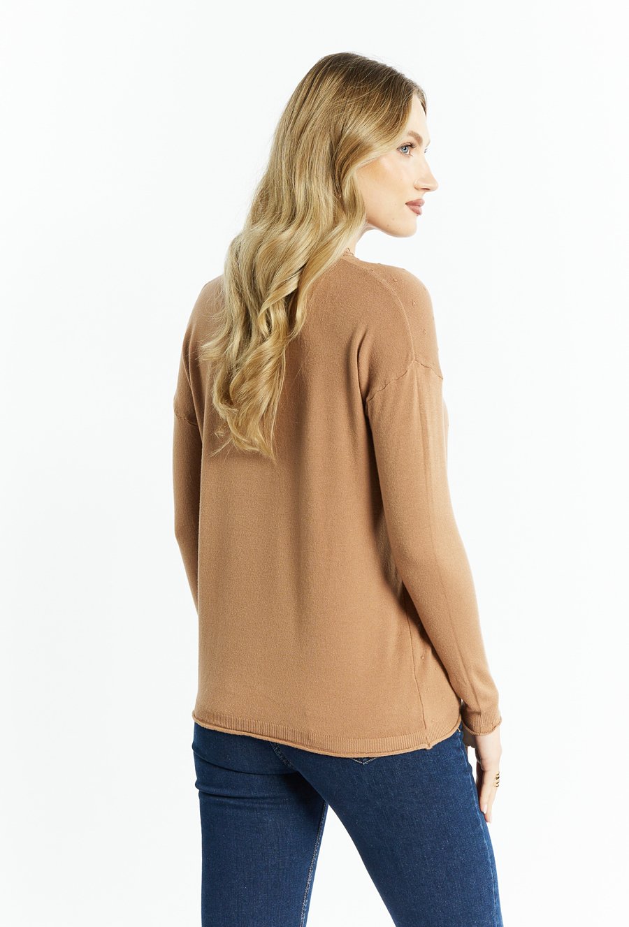 Wiskozowy sweter damski