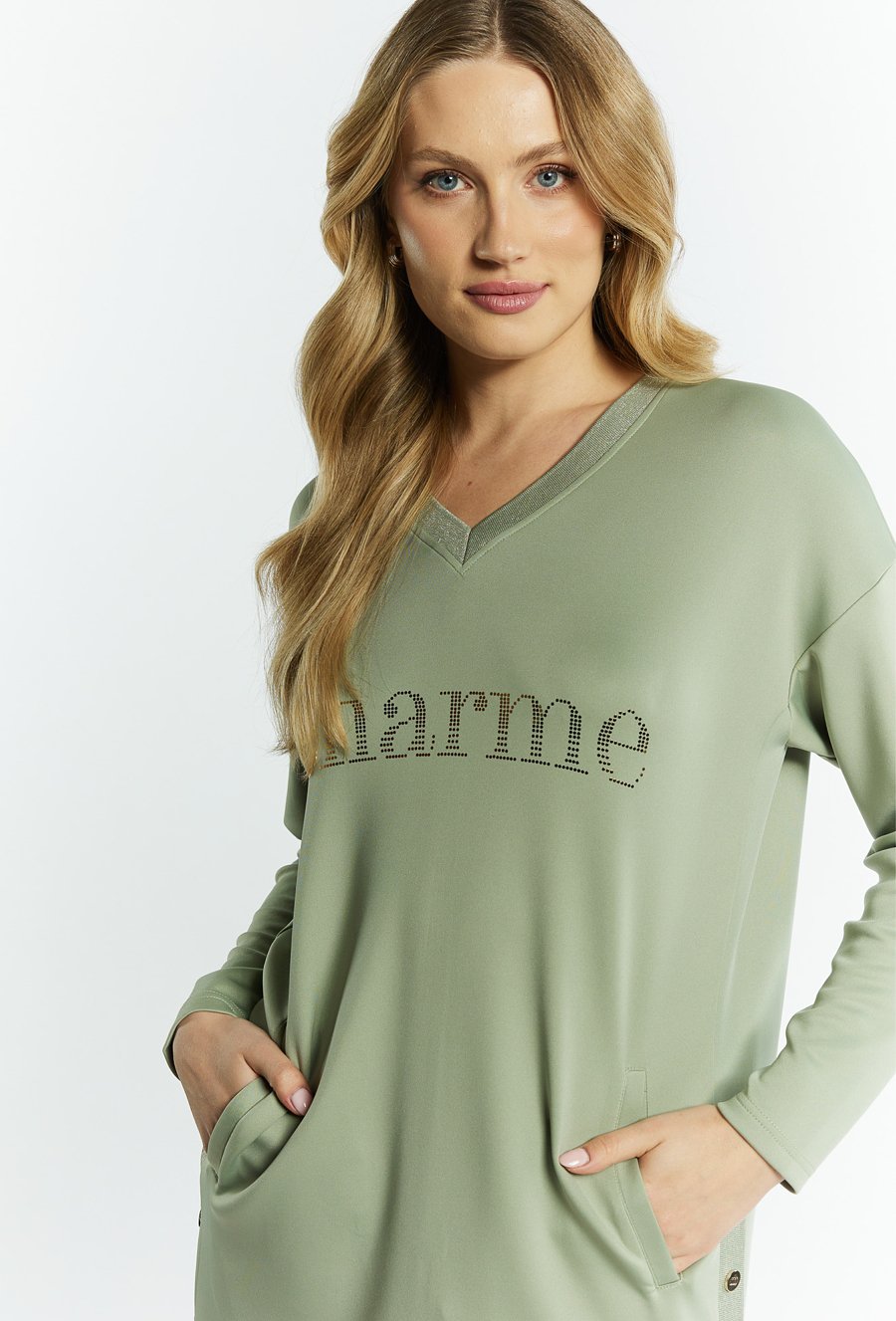 Bluza damska w serek