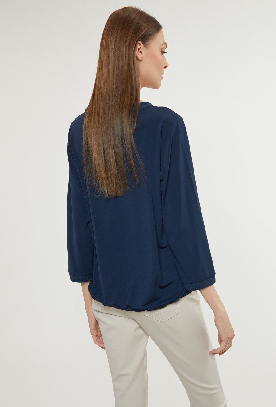 Casualowa bluzka z wzorem