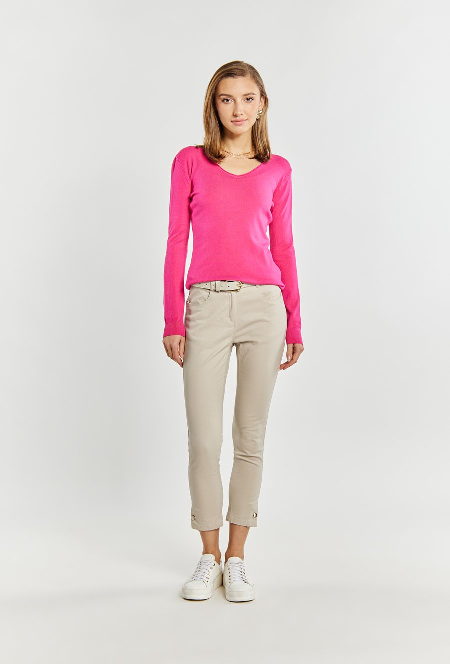 Wiskozowy sweter damski