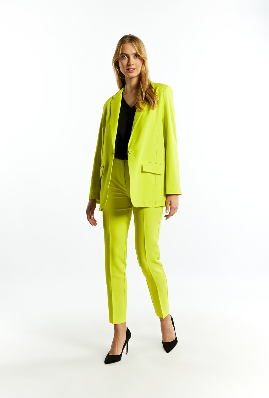 Jednorzędowa marynarka damska