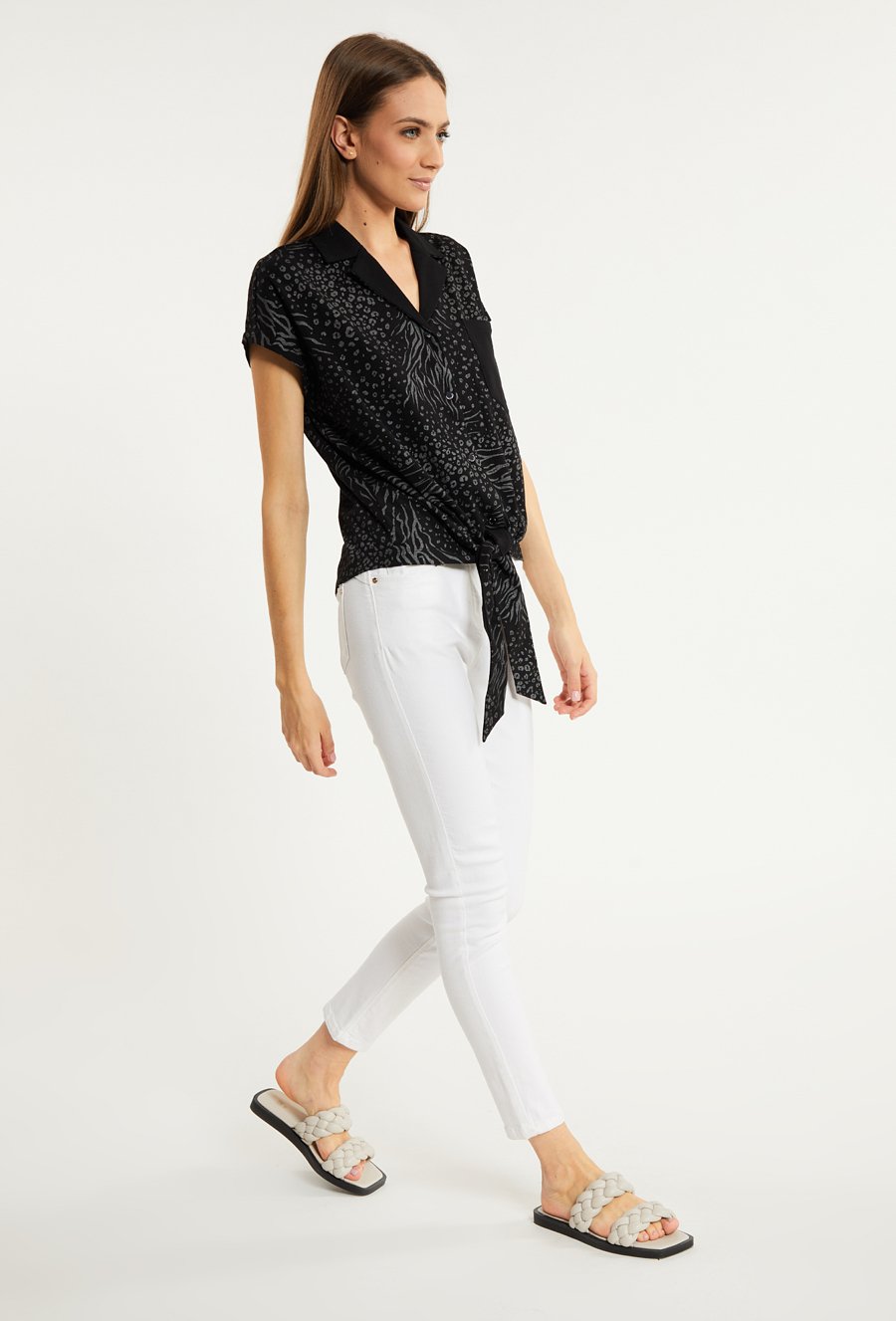 Bluzka damska z wzorem