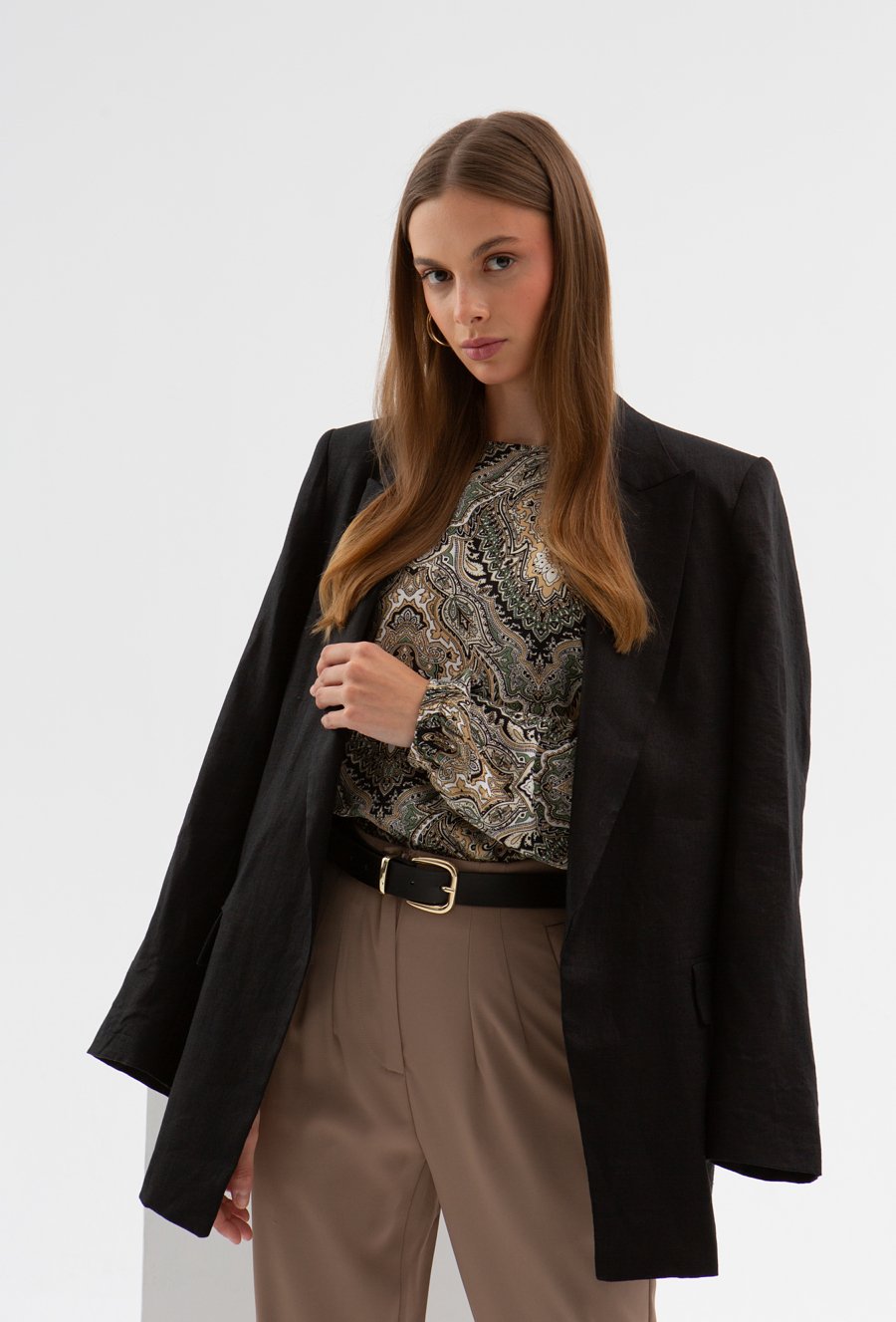 Wiskozowa bluzka w paisley