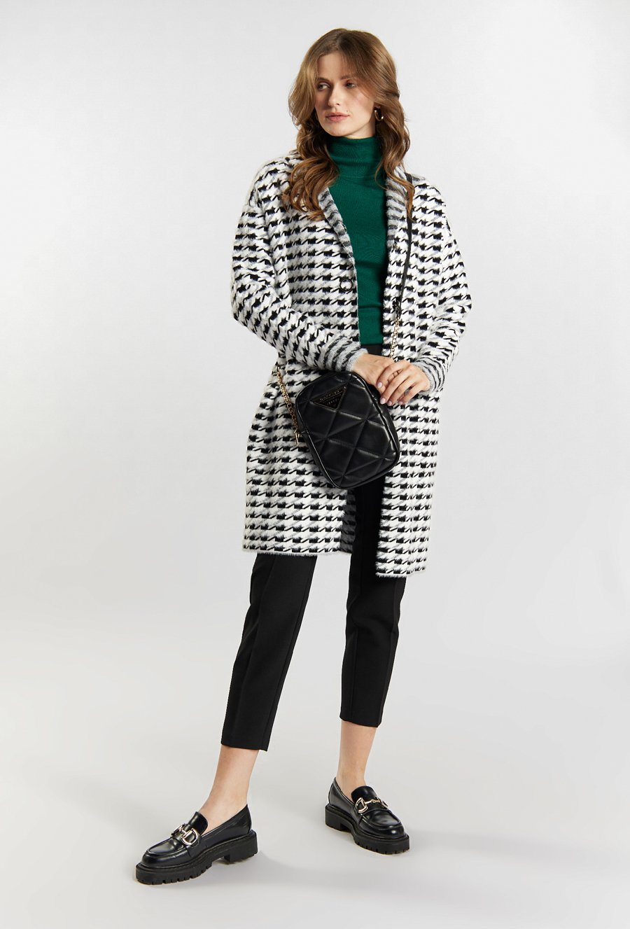 Pikowana torba crossbody