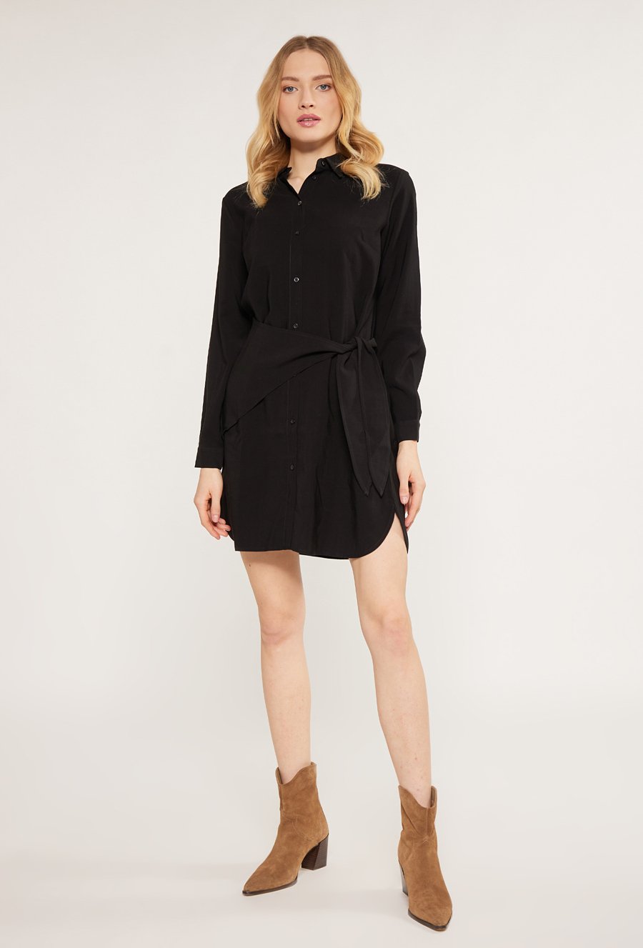 Koszulowa sukienka damska