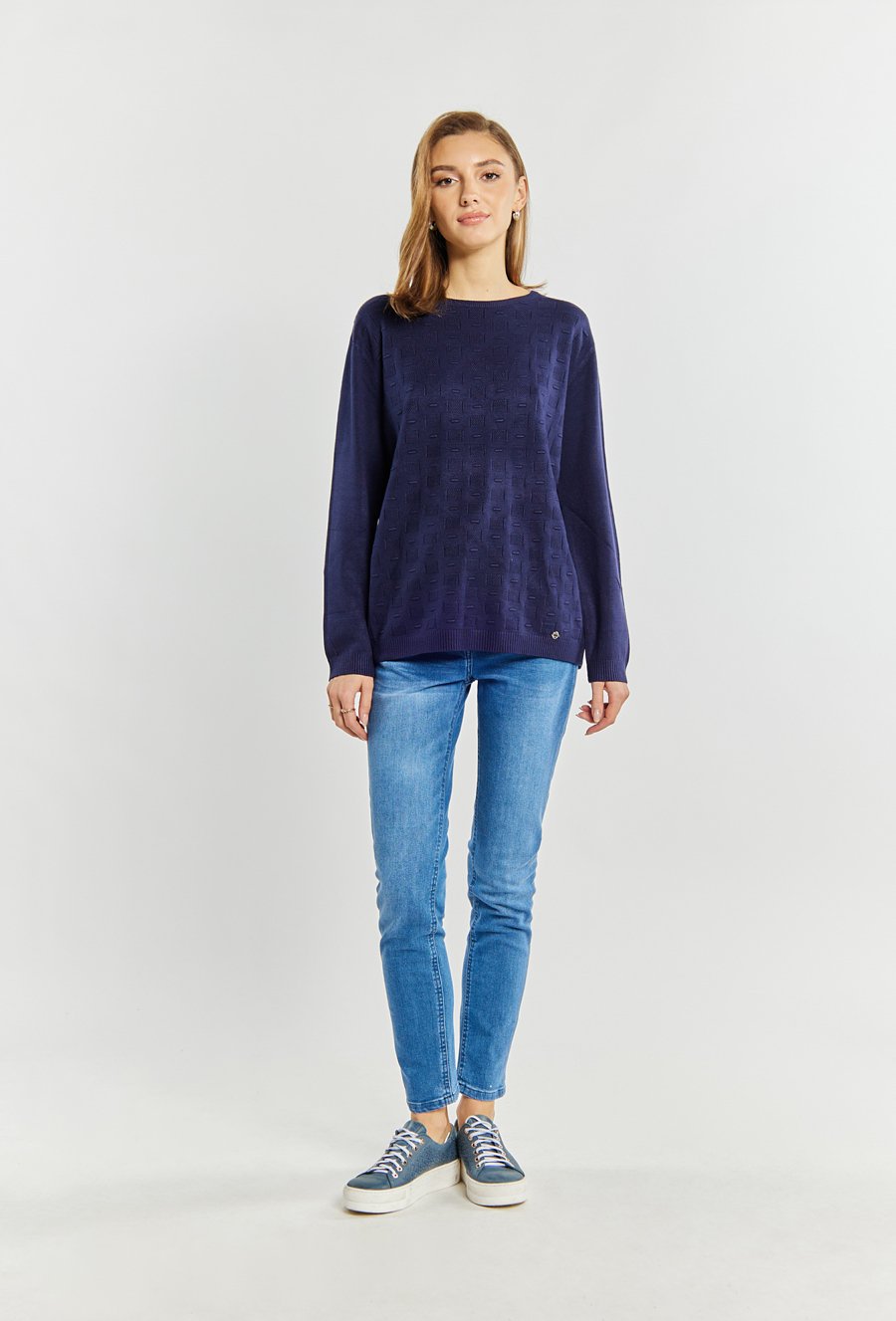 Wiskozowy sweter damski