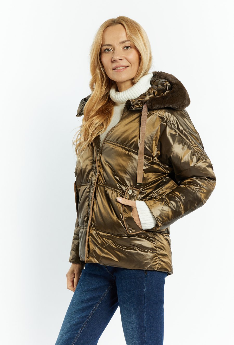 Kurtka damska z kapturem