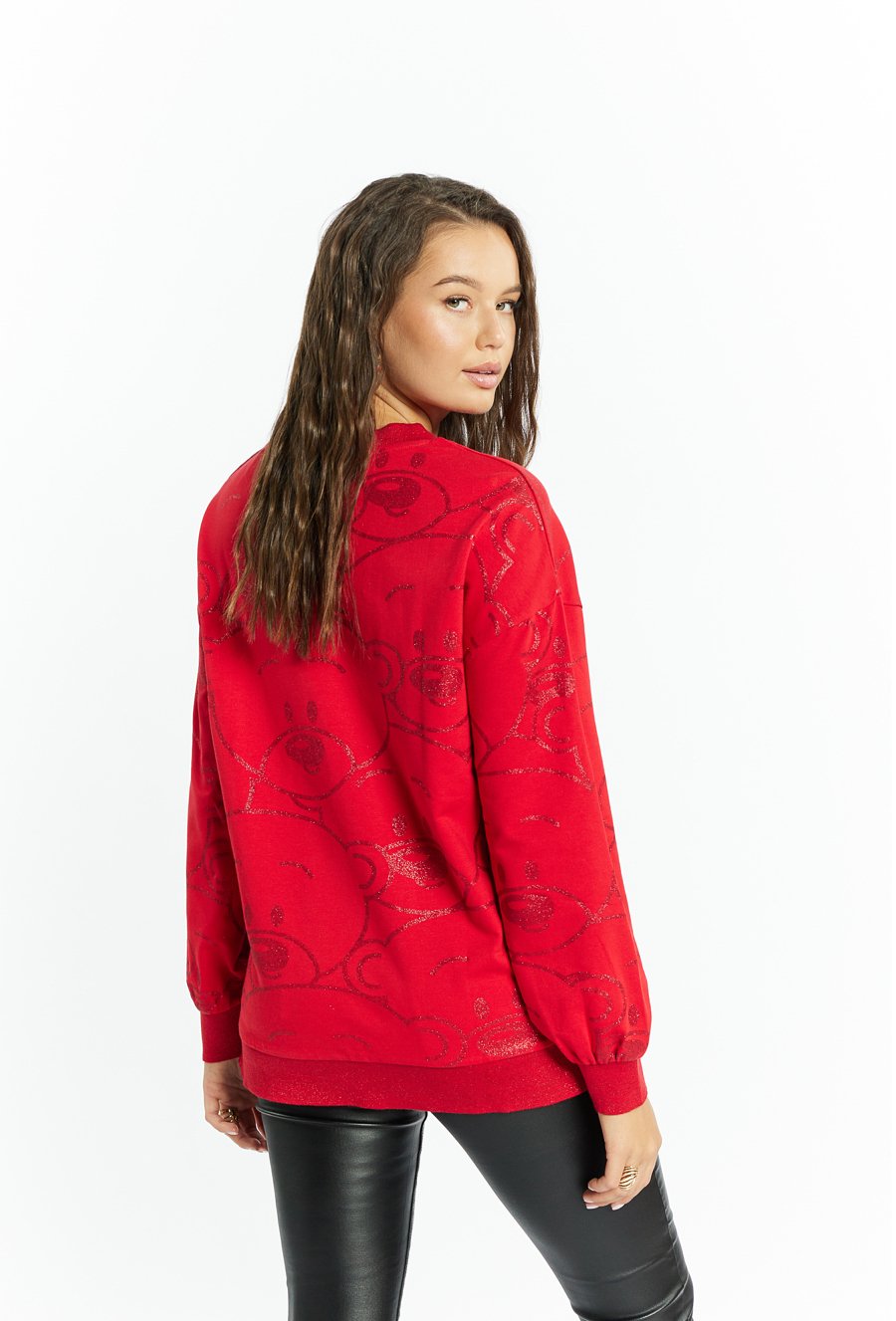 Dzianinowa bluza damska