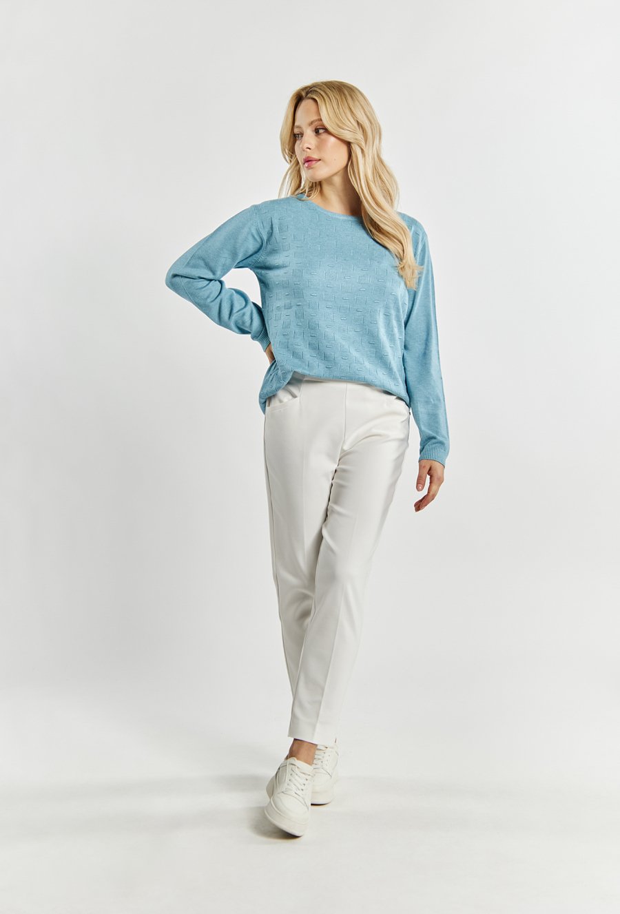 Wiskozowy sweter damski