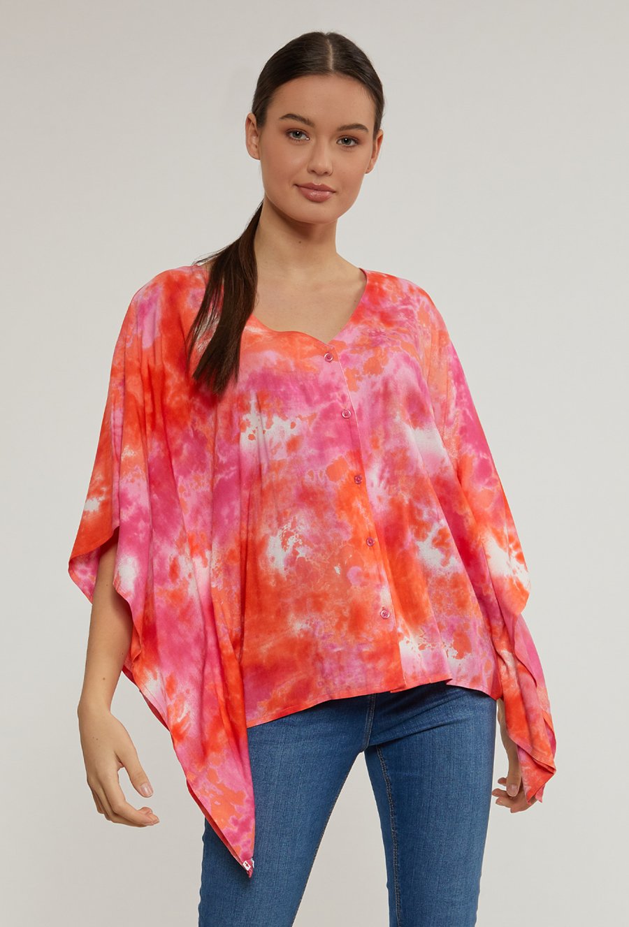 Wzorzysta bluzka damska