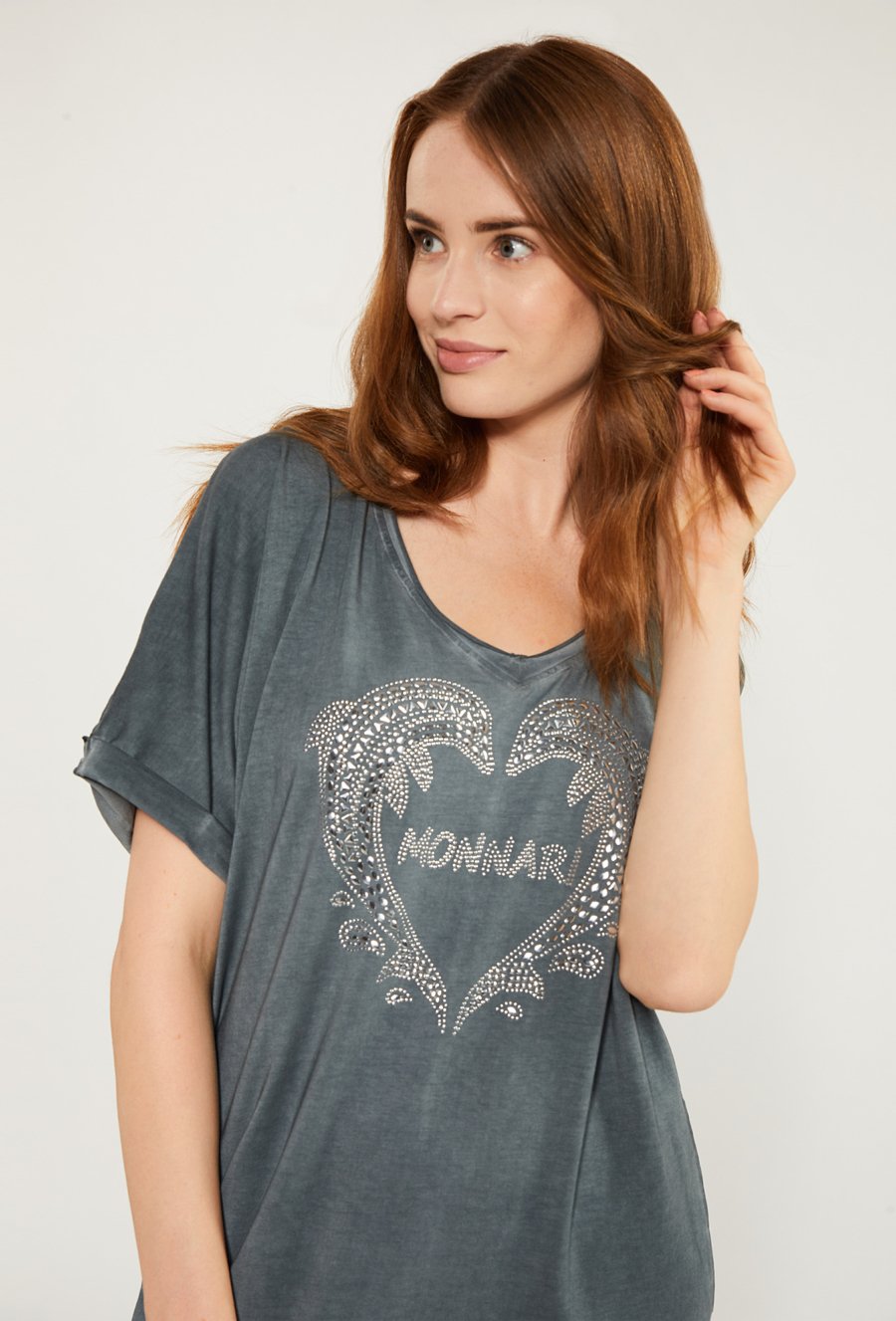 Bawełniana sukienka z kr&oacute;tkim rękawem