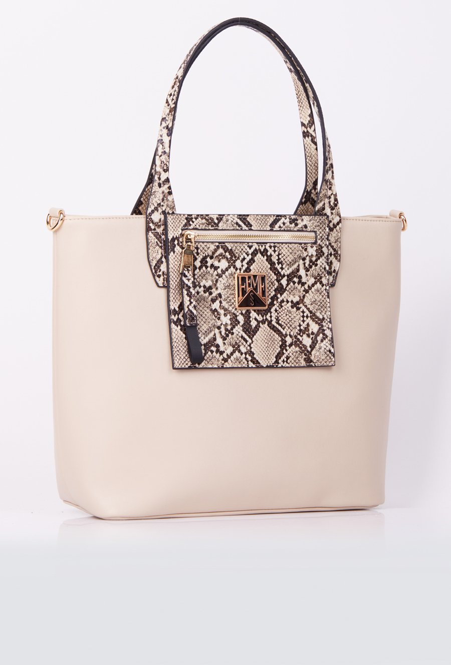 Klasyczna torba damska z printem