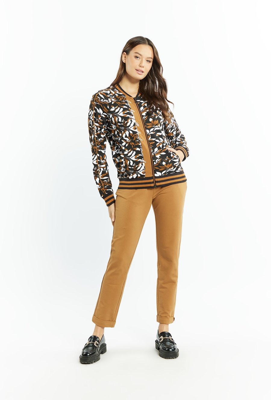 Bluza damska typu bomber