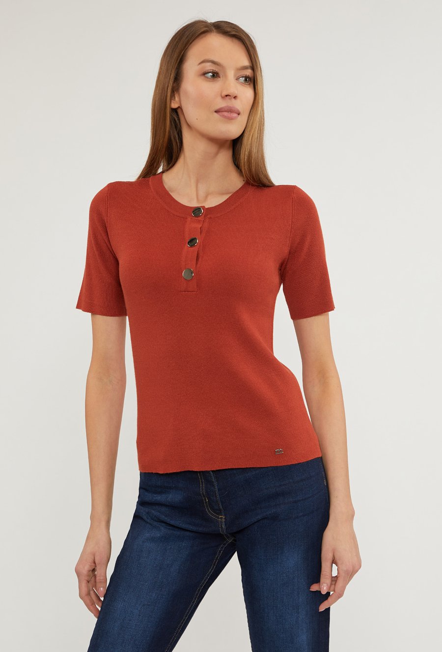 Sweter z kr&oacute;tkimi rękawami