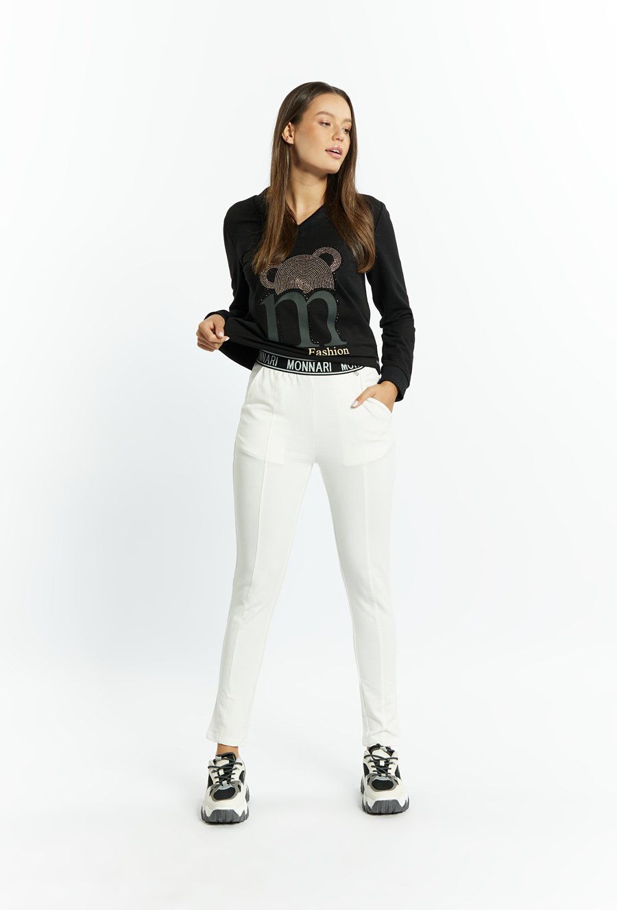 Sportowe legginsy z bawełny