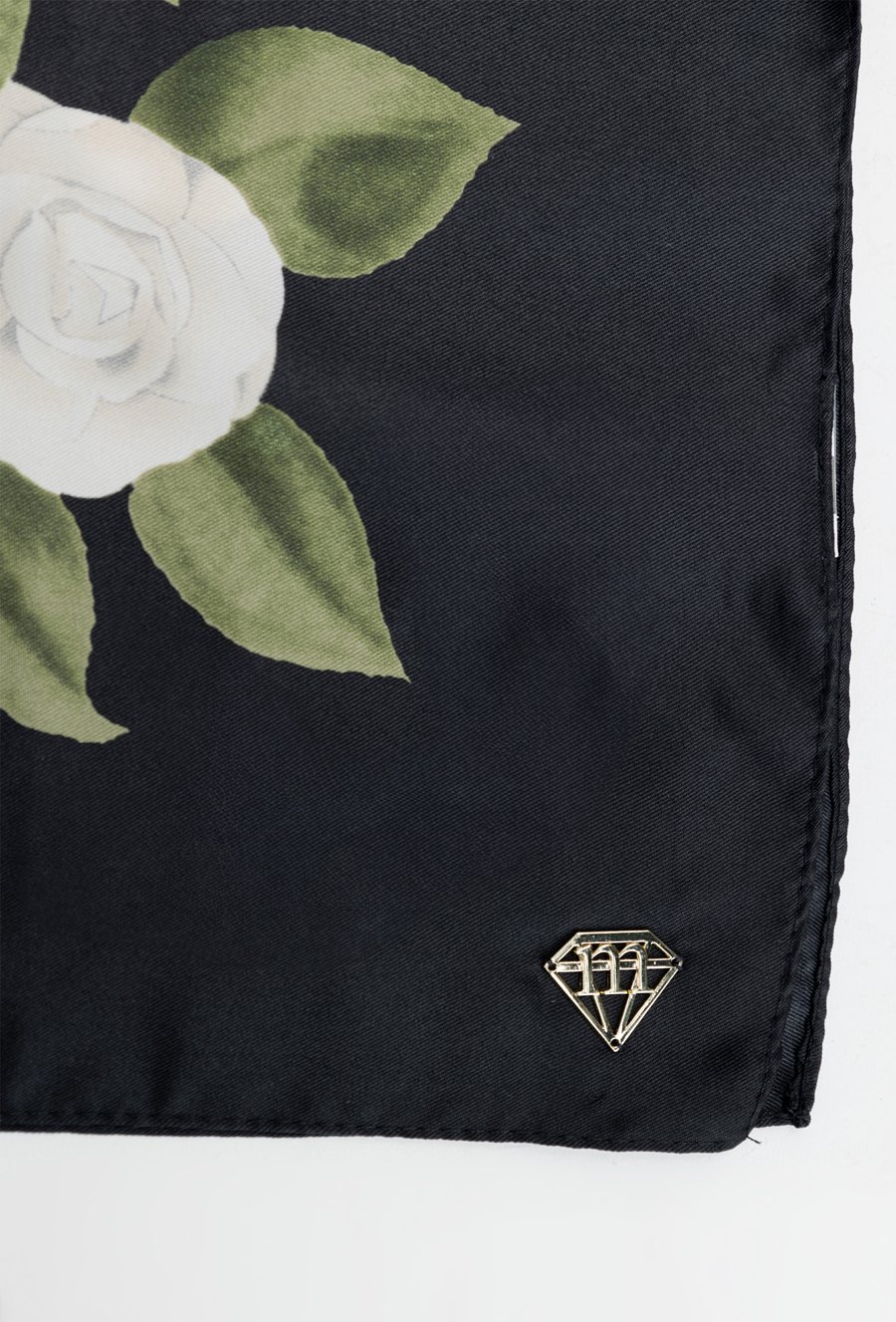 Apaszka damska z kwiatowym wzorem