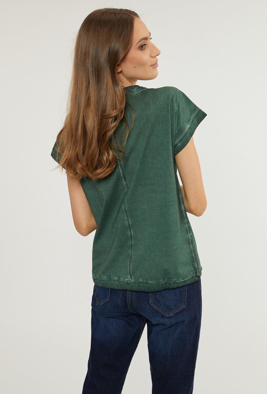 T-shirt damski z napisem