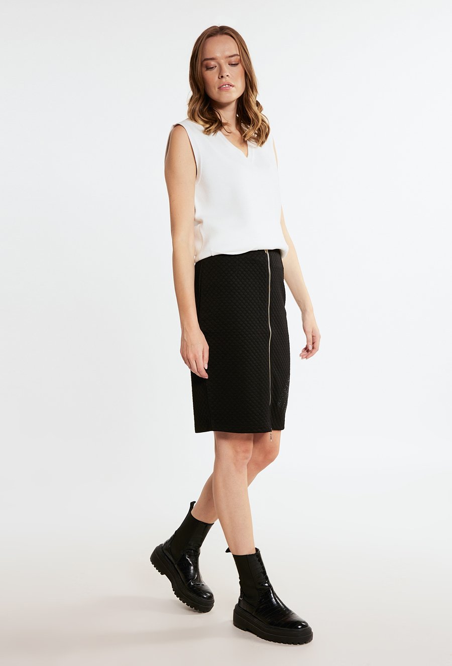 Pikowana sp&oacute;dnica damska