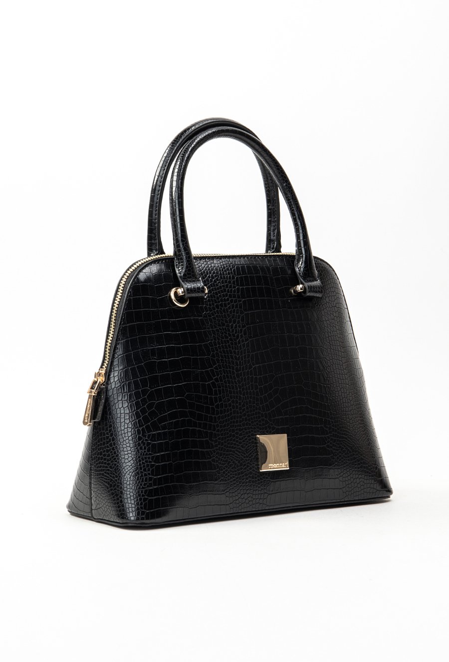 Mała akt&oacute;wka z lakierowym wykończeniem