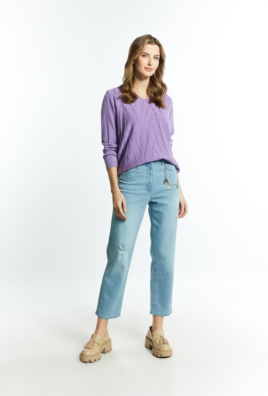 Sweter damski z wiskozy