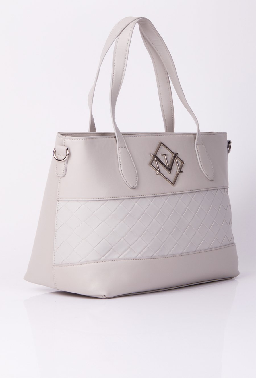 Torba damska z imitacją plecionki