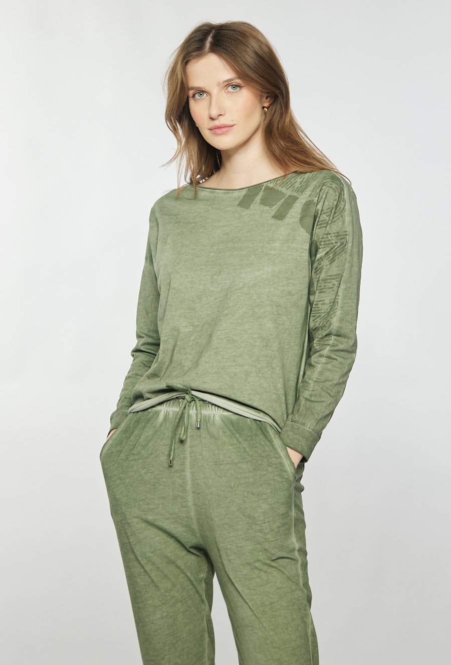 Bluza z efektem sprania