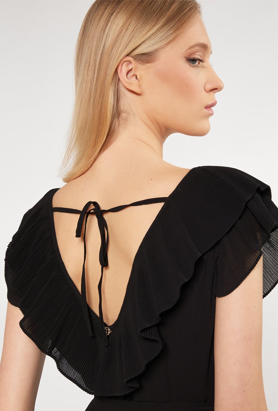 Plisowana sukienka damska