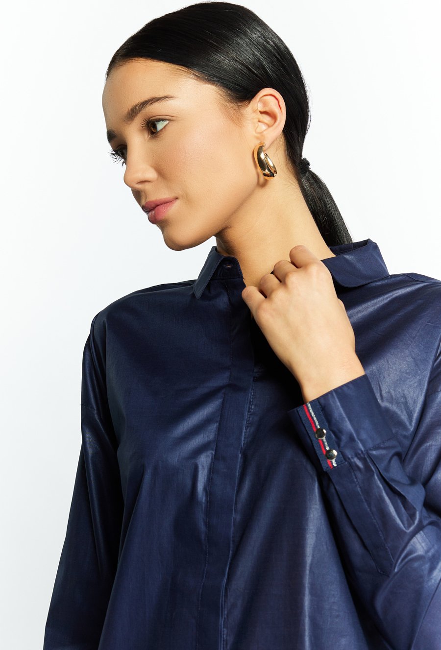 Bluzka koszulowa z bawełny