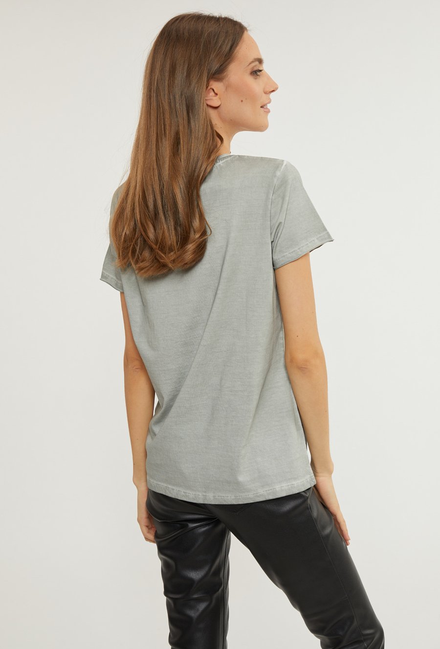 T-shirt damski z wzorem