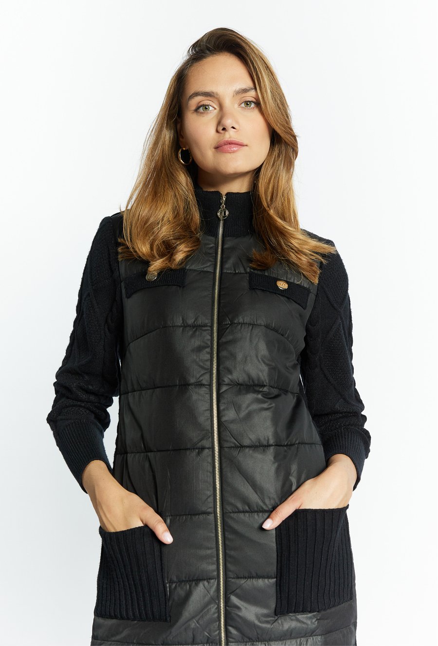 Kurtka swetrowa damska