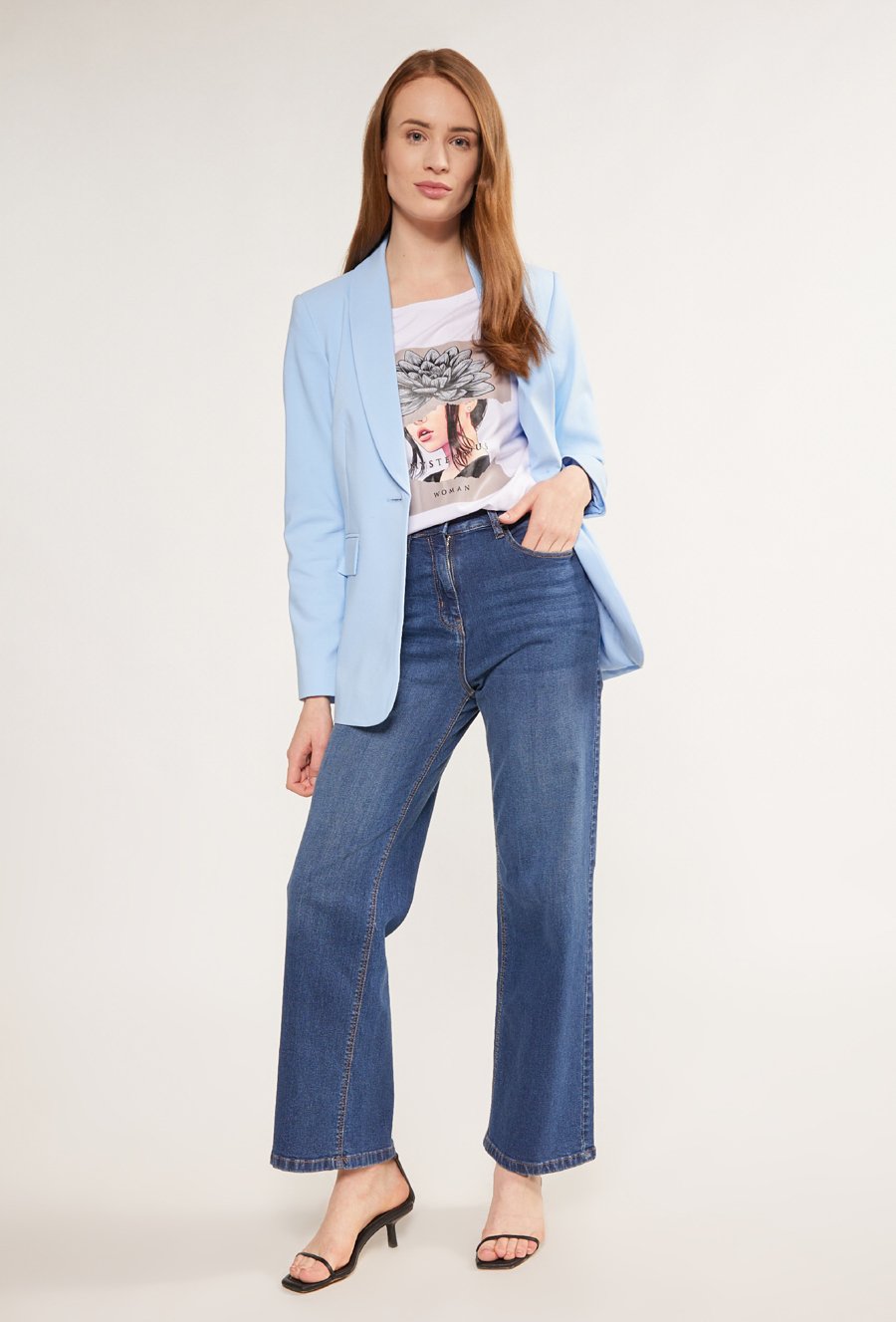 T-shirt damski z wzorem