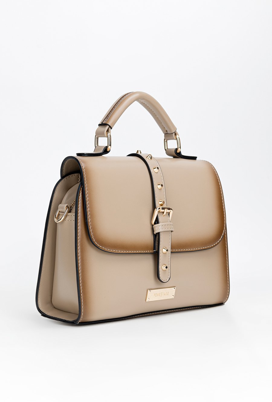 Kuferek damski z ćwiekami