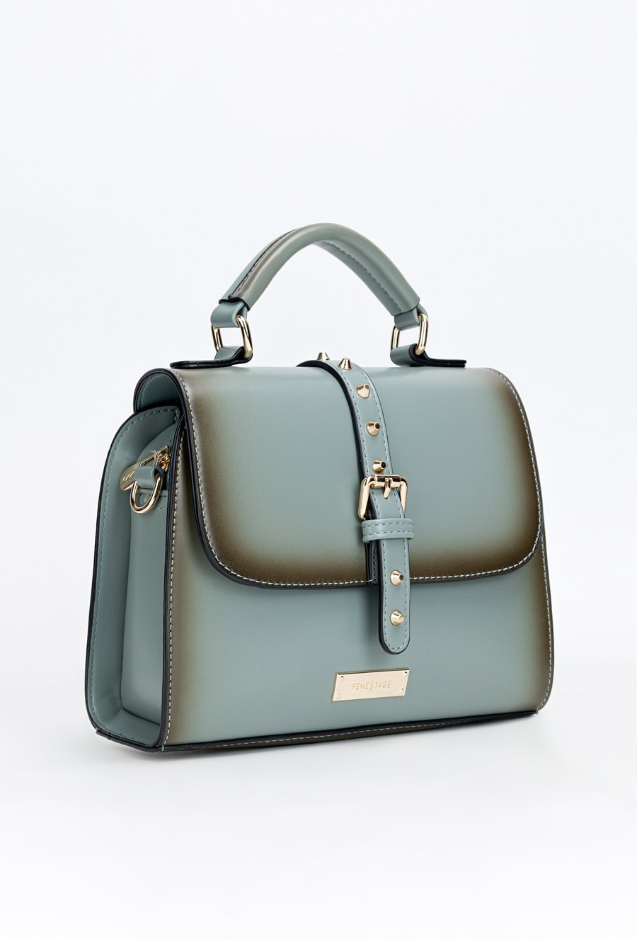 Kuferek damski z ćwiekami